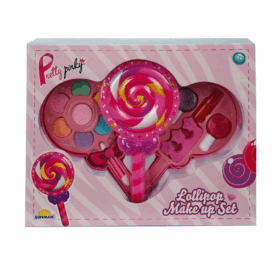 Çocuk 2598 Lolipop Şekilli 2 Katlı Makyaj Güzellik Seti