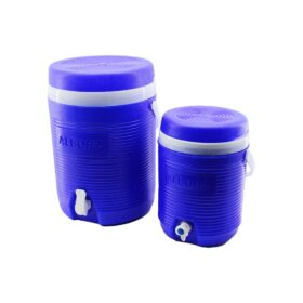 25L 2PCS 25LT+8LT PLASTİK TERMOS YUVARLAK BİDON  - MUSLUKLU - TAŞIMA KULPLU (K0)