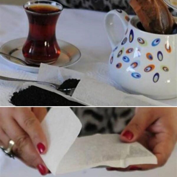 26 Adet Pratik Kullan At Çay,Bitki Çayı,Filtre Kahve Demleme Poşeti Süzgeci (K0) - Görsel 4