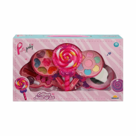 Çocuk 2600 Lolipop Şekilli 4 Katlı Makyaj Güzellik Seti