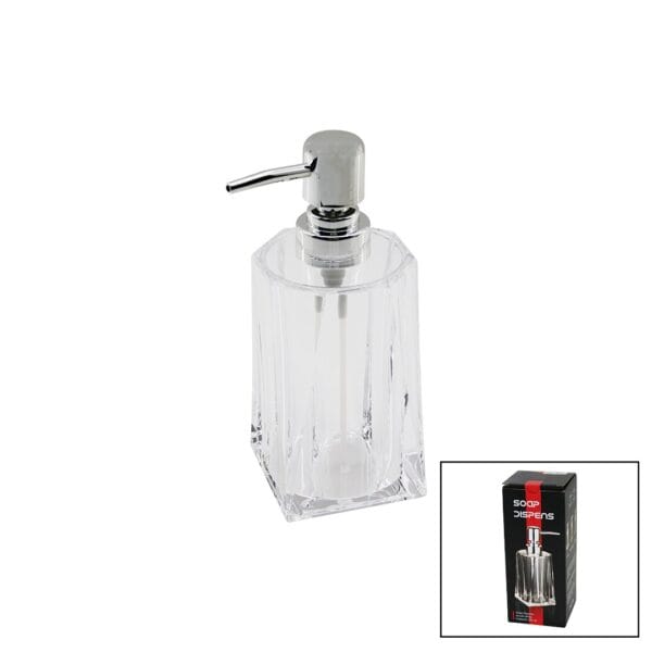 280ML - UZUN   ŞEFFAF - MİKA KRİSTAL  SIVI SABUNLUK (K0)