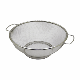 28CM METAL KULPLU ÇELİK İNCE TEL SEPET SÜZGEÇ (K0)