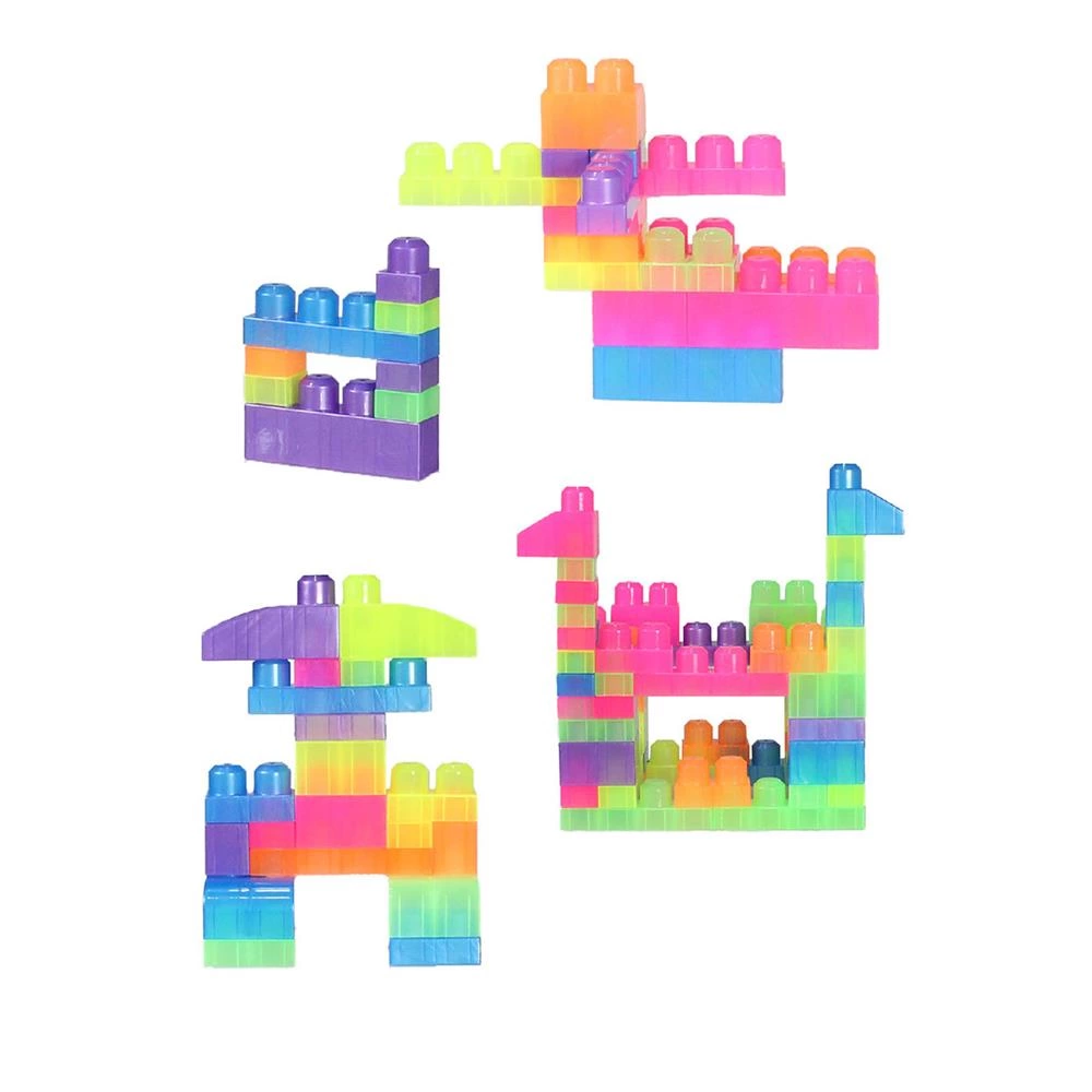 2939 Play Blox Neon Blok Yapı Oyuncakları 83 Parça ,Saklama Çantalı ,1 Yaş ve Üzeri - Görsel 4