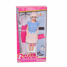 Çocuk 296 Örme Kıyafetli Şapkalı Bebek - Efe Toys