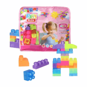 2991 Play Blox Neon Blok Yapı Oyuncakları 133 Parça ,Saklama Çantalı ,1 Yaş ve Üzeri