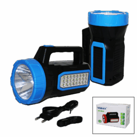 2İN1 24SMD - COB LED SOLAR - FİŞ ŞARJLI EL FENERİ - PROJEKTÖR (K0)