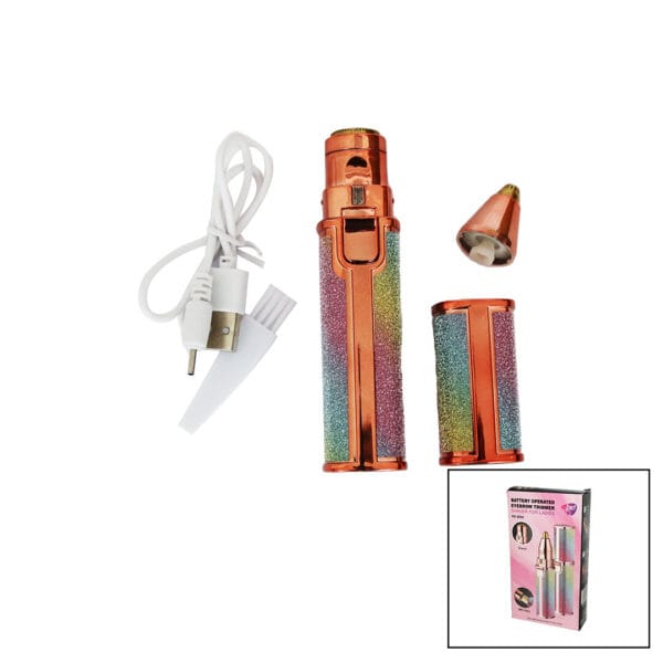 2IN1 BAŞLI - SİMLİ - RUJ MODEL - USB ŞARJLI YANAK - BURUN TÜY ALMA MAKİNESİ (K0) - Görsel 2