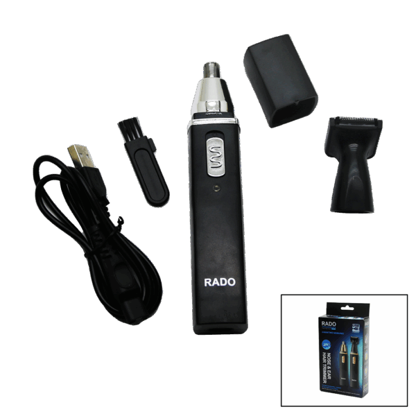 2IN1 BURUN - KULAK KIL ALMA - ENSE ÇİZİM USB SARJLI TRAŞ MAKİNESİ RD-3138 (K0)