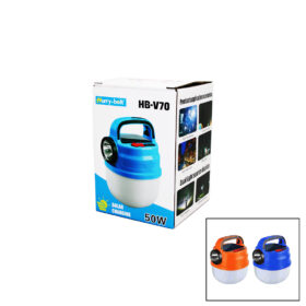 2IN1 FENER - LAMBA 50W SOLAR - USB ŞARJLI KAMP FENERİ (K0)