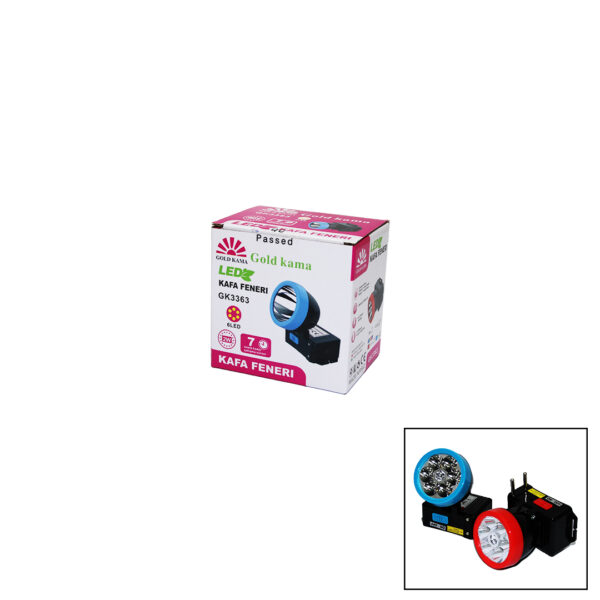 2W 6LEDLİ KAFA LAMBASI FİŞ ŞARJLI (K0)
