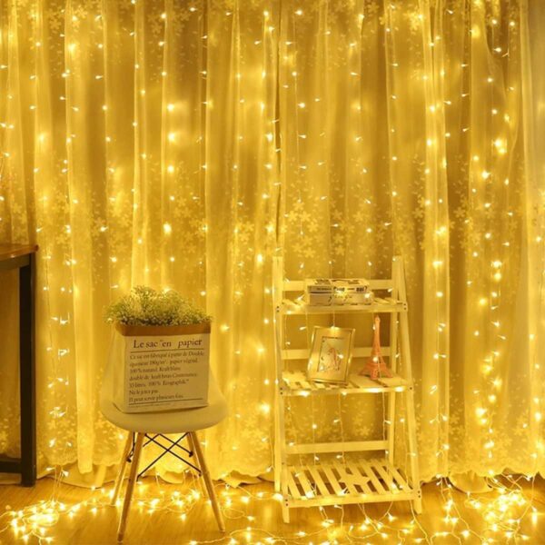 2x2 Metre 320 Led 8 Fonskiyonlu Dekoratif Led Günışığı Perde (K0)