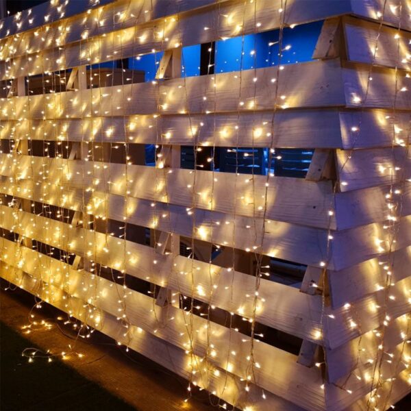 2x2 Metre 320 Led 8 Fonskiyonlu Dekoratif Led Günışığı Perde (K0) - Görsel 5