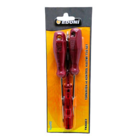 3  PARÇA  SET TORNAVİDA YILDIZ - DÜZ - KONTROL KALEMİ (K0)