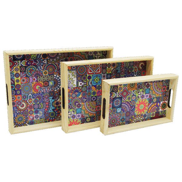 3 BOY AHŞAP TEPSİ DESENLİ ZEMİN 16X26 - 21X31 - 24X34CM (K0)