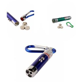 3 Fonksiyonlu Kırmızı Beyaz Işıklı Led Lazer Kedi Köpek Oyuncak Anahtarlık (K0)
