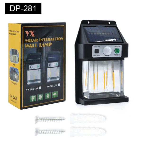 3 Ledli Solar Bahçe Lambası - Görsel 2