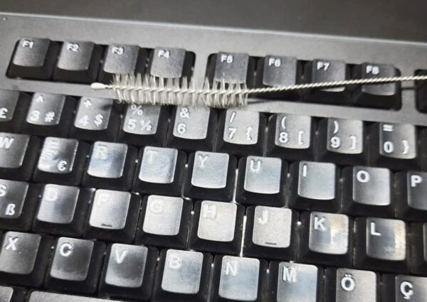 3 Lü Pratik Fırça  Esnek Bükülebilir Klavye Mouse Arası Temizlik Fırçası (K0) - Görsel 3