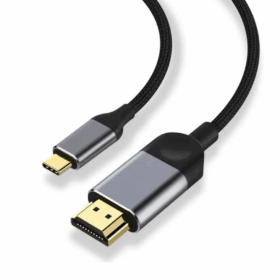3 Metre 8 Gbps Hız 4k/30 Hz Type C To Hdmı Çevirici Dönüştürücü Tv Telefon Pc Hasır Bağlantı Kablosu
