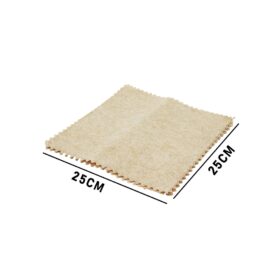 3 PCS 25X25CM YEŞİL LİF KABAK BİTİKİ ÜRETİMİ SAF DOĞAL TEMİZLİK BEZİ (K0)