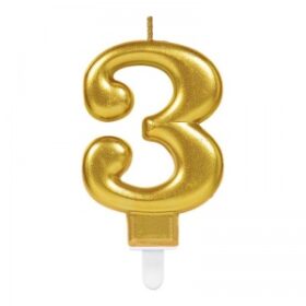 3 Rakam Mum Gold Renk (K0)