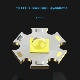 3000 Lümen  Güçlü El Feneri  Wt-600