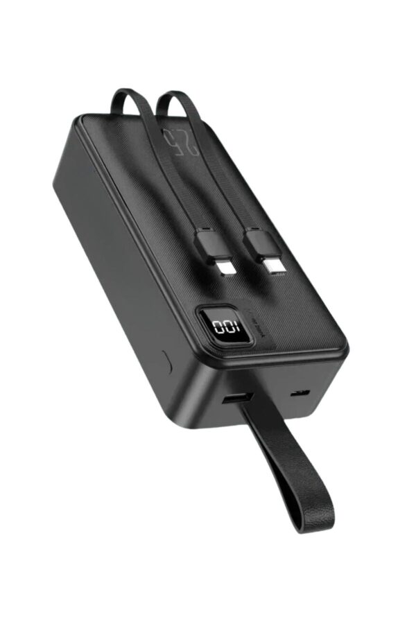 30000 Mah 22,5w Süper Hızlı Lightning ve Tyype C Powerbank (K0) - Görsel 5