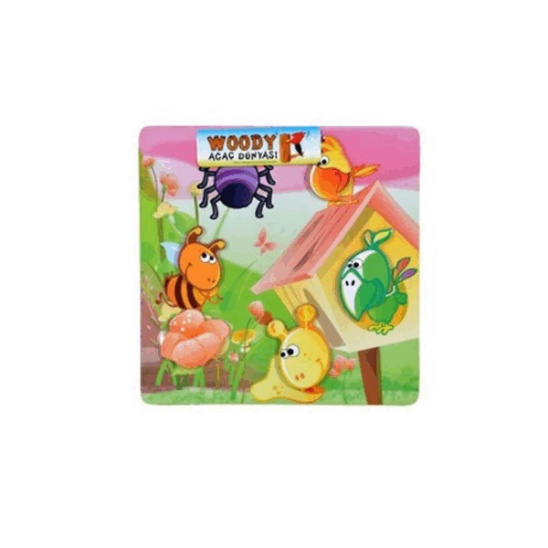 Çocuk 30058 Ahşap Puzzle 3D Kafalar