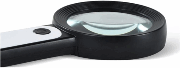 30x 12ışıklı Büyüteç Taşınabilir Çıft Katmanlı Optik Cam Okuma Büyüteç 229018 - Görsel 4