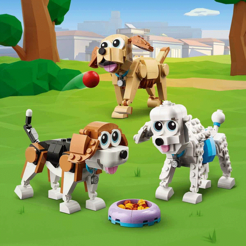Çocuk 31137 ® Creator 3in1 Sevimli Köpekler 475 parça +7 yaş - Görsel 4