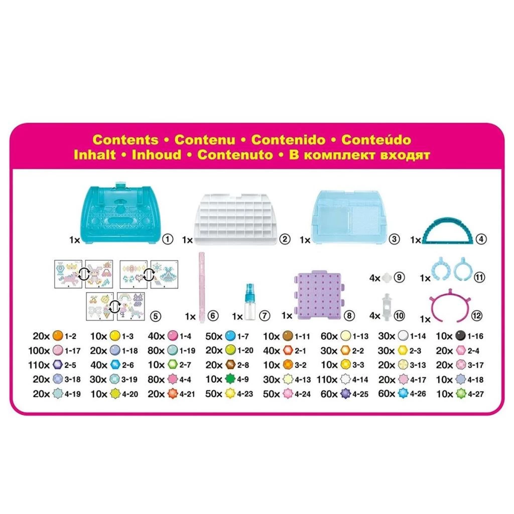 AquaBeads Çantalı Delüks Set 1400 Parça Çocukların Yaratıcılığını Destekleyen Set - Görsel 5