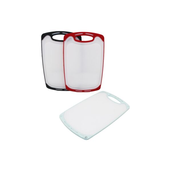 31X20CM  KÜÇÜK  PLASTİK  KESİM PANOSU  KAYMAZ SİLİKON KENARLIK - 10MM KALINLIK (K0)