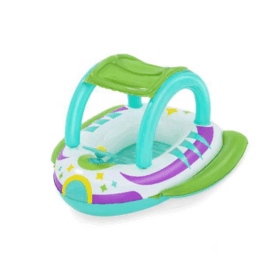 34149 Çocuk 1,07m x 1,12m Space Splash Gölgelikli Bebek Teknesi Botu