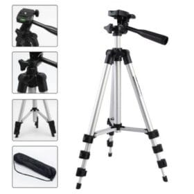 360 Derece Ayarlanabilir Katlanabilir Profesyonel Çekime Uygun 65 cm Ayaklı Tripod (K0)