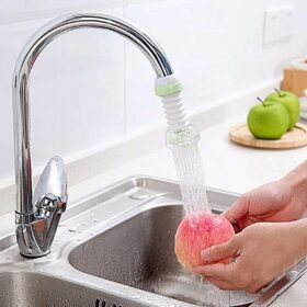 360 Derece Dönen Damlama Su Tasarruflu Musluk Başlığı seti Silikon Mutfak Lavabo Tıkacı Seti (K0)