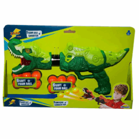 Çocuk 3620 SURAT-ZAP-Silah Top Atan Dinozor 12 Toplu 2 Renk - Sunman