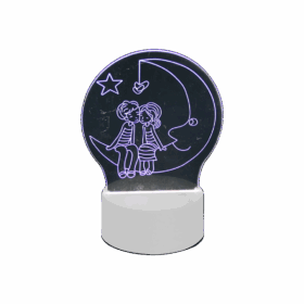 3D HİLAL LED IŞIK (K0)