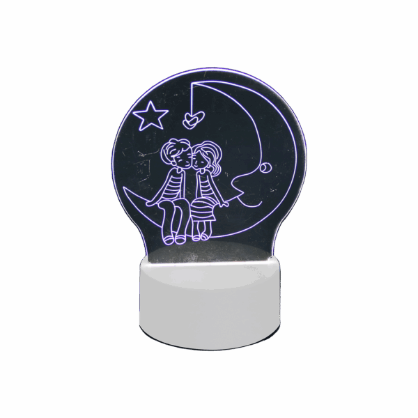 3D HİLAL LED IŞIK (K0)