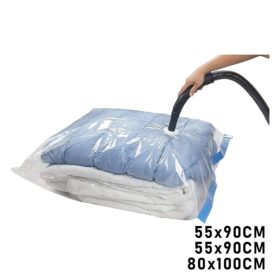 3LÜ SET  VAKUMLU  POŞET  HURÇ 2 ADET XL= 55X90CM + 1ADET XXL= 80X100CM  %75 YER TASARRUFU (K0)