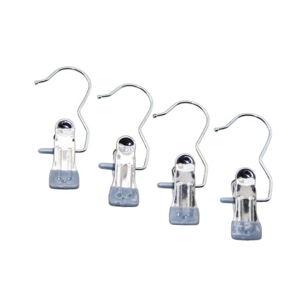 4 PCS KISKAÇLI TAŞINABİLİR ÇOK AMAÇLI TEKLİ - METAL ASKI SİLİKON KILIF UÇLU (K0)