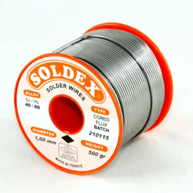 40-60 Lehim Teli 500 Gr 1.2 Mm - Sn:40 / Pb:60