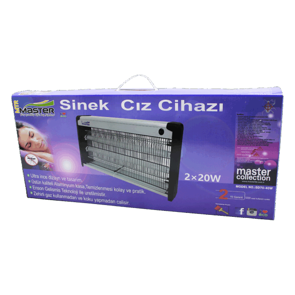 40W SİNEK ÖLDÜRÜCÜ CIZ 2X20W 67X7X29CM (K0)