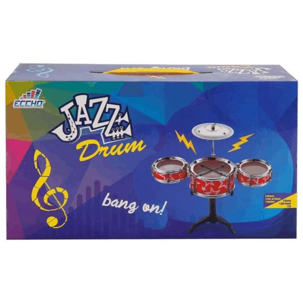 41008 Jazz Drum Oyuncak Mini Bateri Seti - Görsel 5