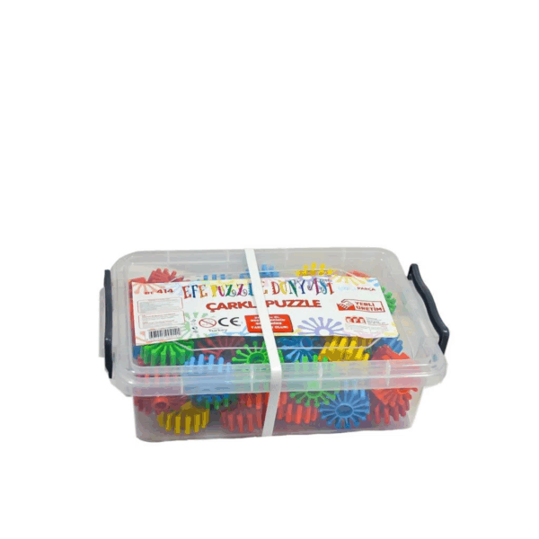 414 Efe Toys, 60 Parça Çarklı Puzzle - Görsel 2