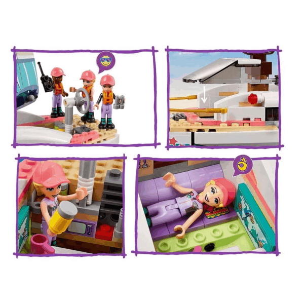 Çocuk 41716 ® Friends - Stephanie'nin Yelkenli Macerası 304 parça +7 yaş - Görsel 3