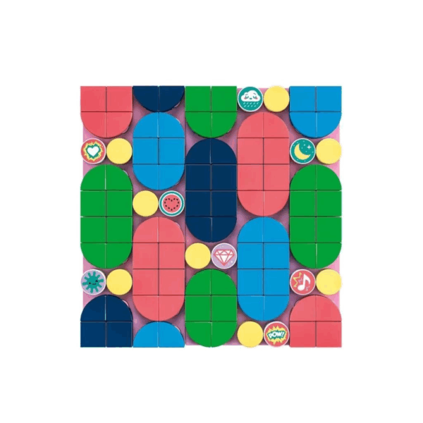41957 Lego Dots, Yapıştırılabilir Kare Parçalar Mega Paket, 486 parça +6 yaş - Görsel 3