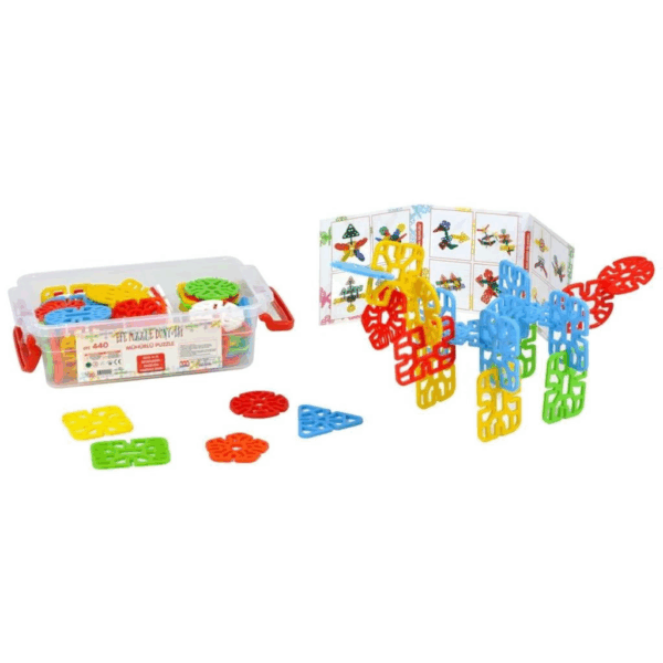 Çocuk 440 Mühürlü -Geometrik Puzzle - Küçük - Görsel 2