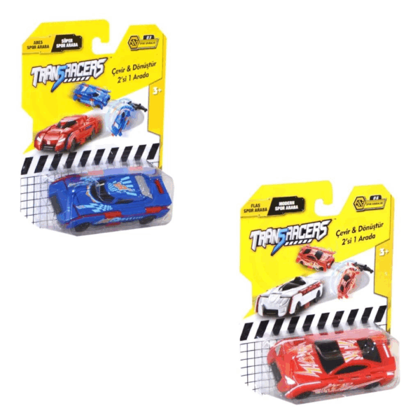 Çocuk 463875-B1 Mega, Transracers Spor Araçlar, +3 yaş