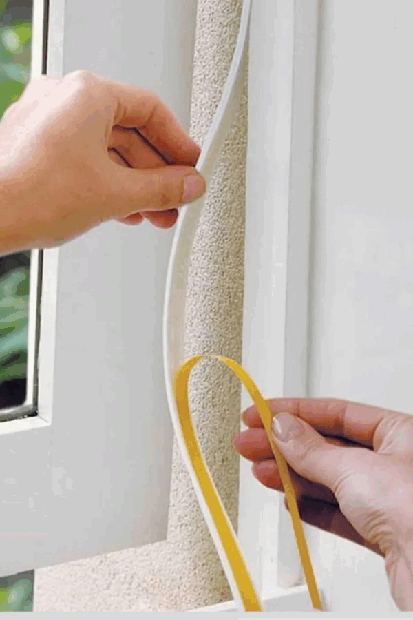 5 Adet 9 Metre Pencere Izolasyon Bandı Yapışkanlı Cam Yalıtım Süngeri Rüzgar Soğuk Kesici Pimapen Fitili - Görsel 2