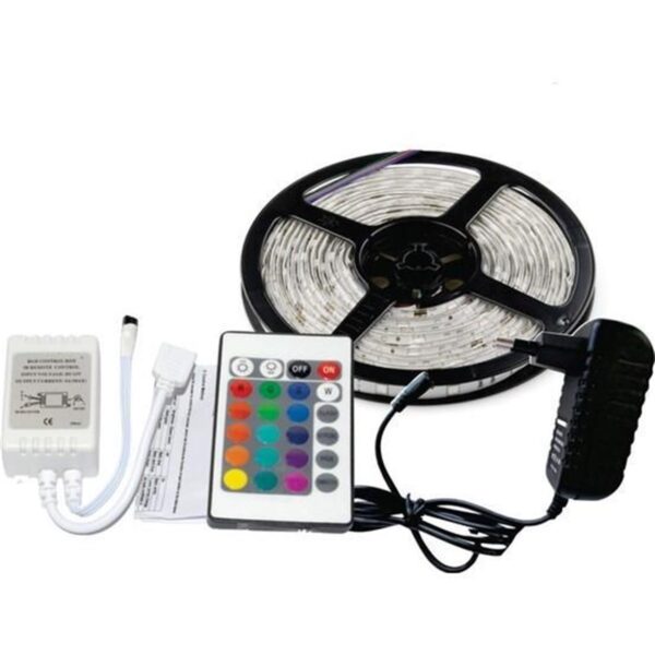 5 mt 20 Fonksiyonlu Uzaktan Kumandalı RGB Gaming Led Şerit Işık (K0) - Görsel 4
