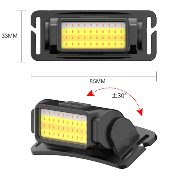 50 Cob Led Kafa Lambası  Wt-650 - Görsel 3